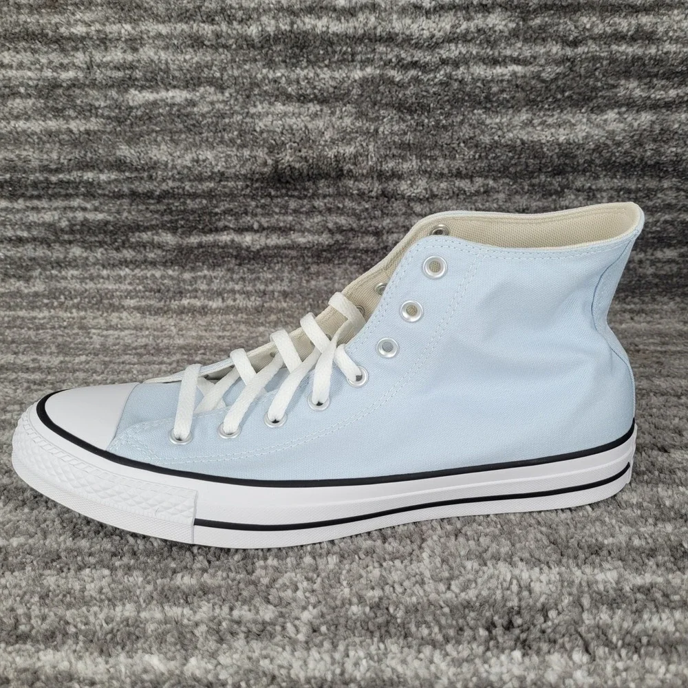 Converse Chuck Taylor All Star High Top Sneakers Light Blue Men 12 Womens 14 New - Picture 6 of 9